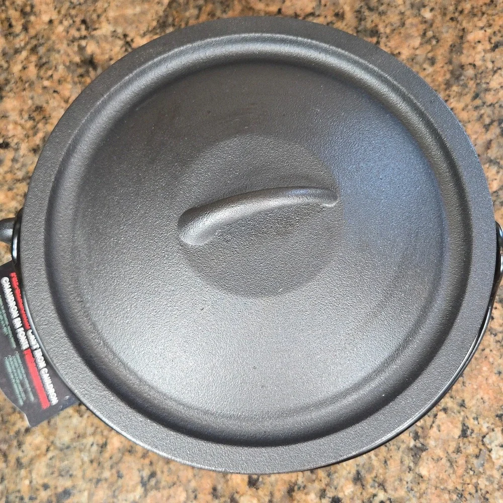 Smith and Clark Cast Iron Cauldron 6 QT BLACK 2026 Halloween Pre Seasoned